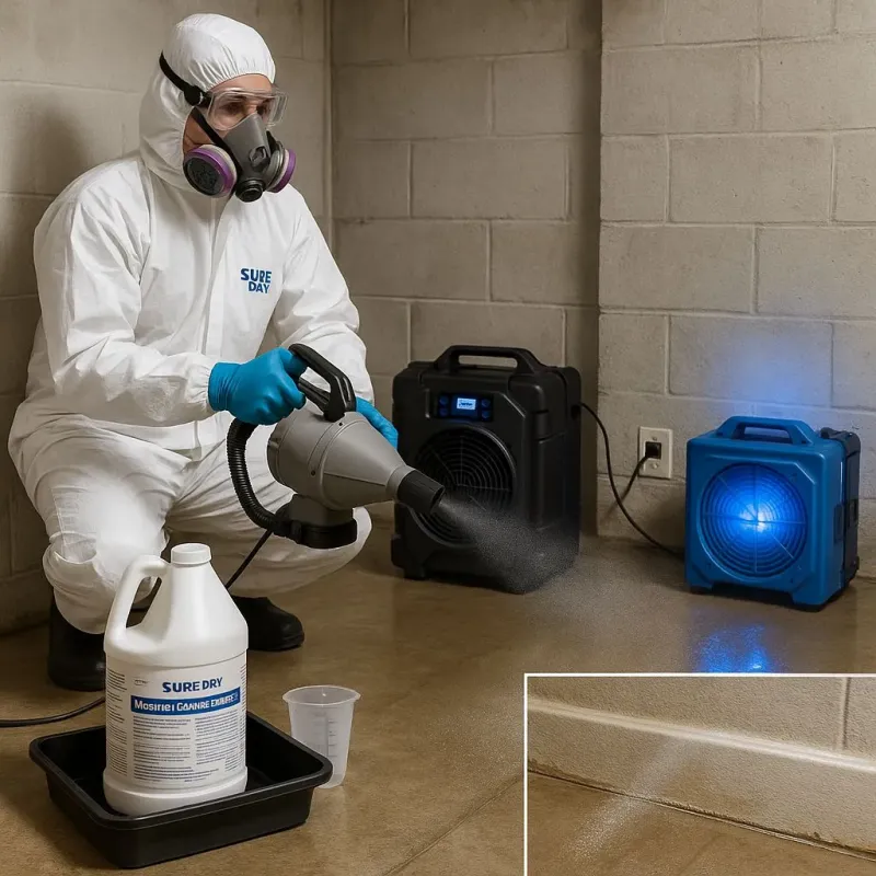 Sanitization and Odor Removal process in Oxford, GA
